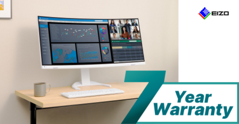 7 Jahre Garantie auf ausgewählte EIZO Monitore