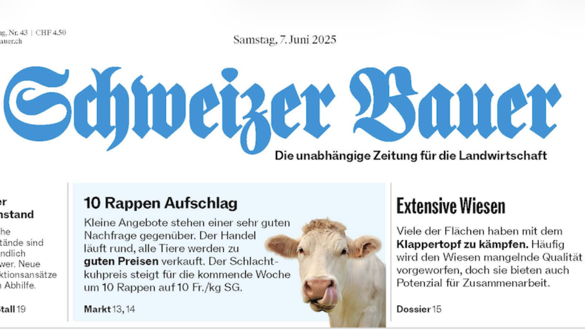 Bewährte Inhalte, neu kultiviert: Der Schweizer Bauer im frischen Layout