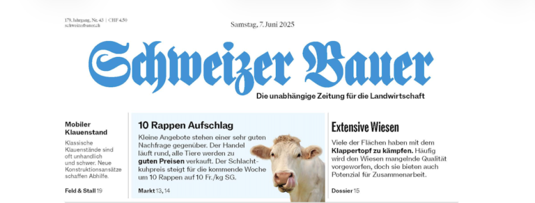 Bewährte Inhalte, neu kultiviert: Der Schweizer Bauer im frischen Layout