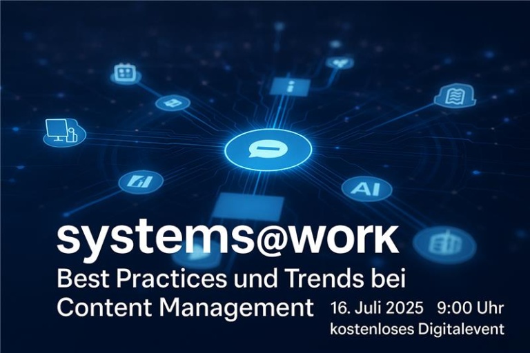 16.07.2025 – dpr Digitalkonferenz systems@work: Der a&f Publishing Circle – Zukunftssicher, Vernetzt, Best-of-Breed